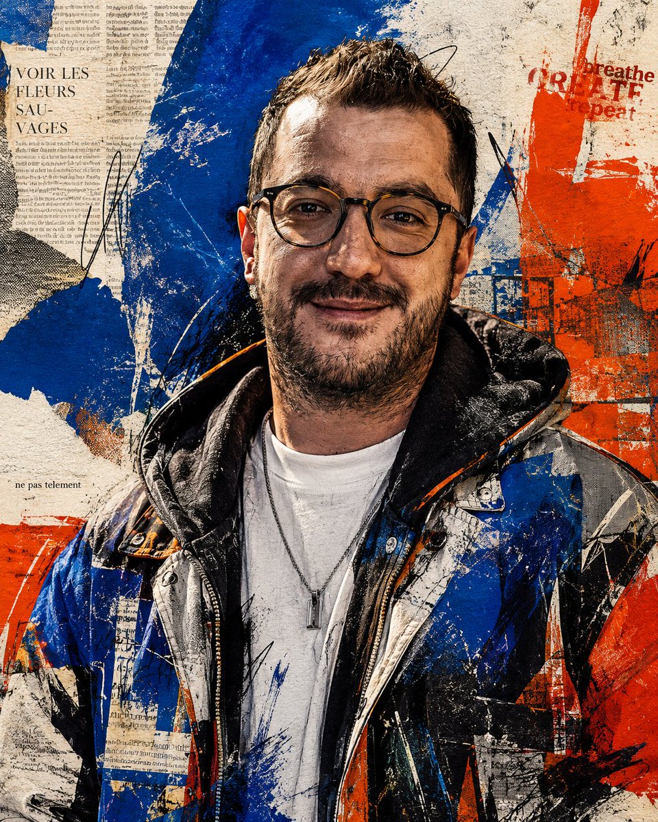 Censored Urban Collage Portrait preview image