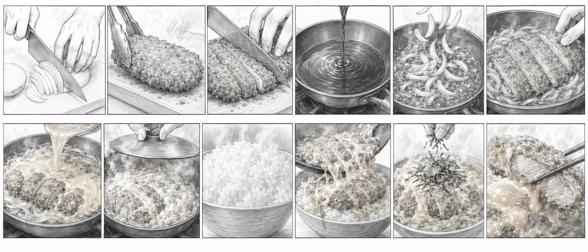 Katsudon Cooking Storyboard preview image