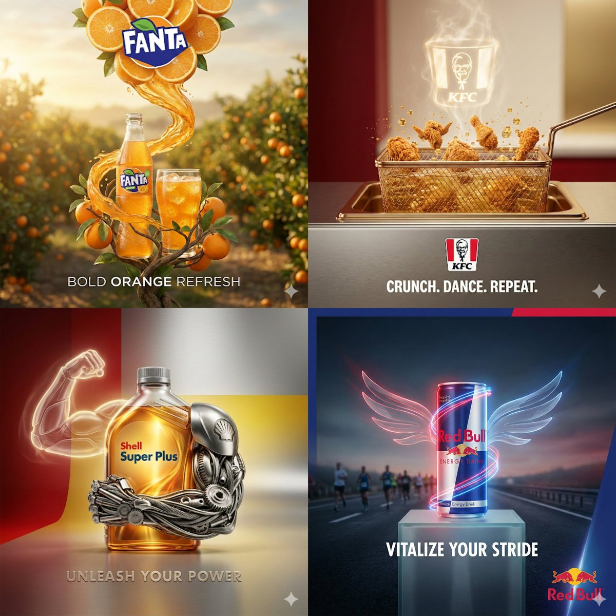 Surreal Advertising Concept Grid preview image