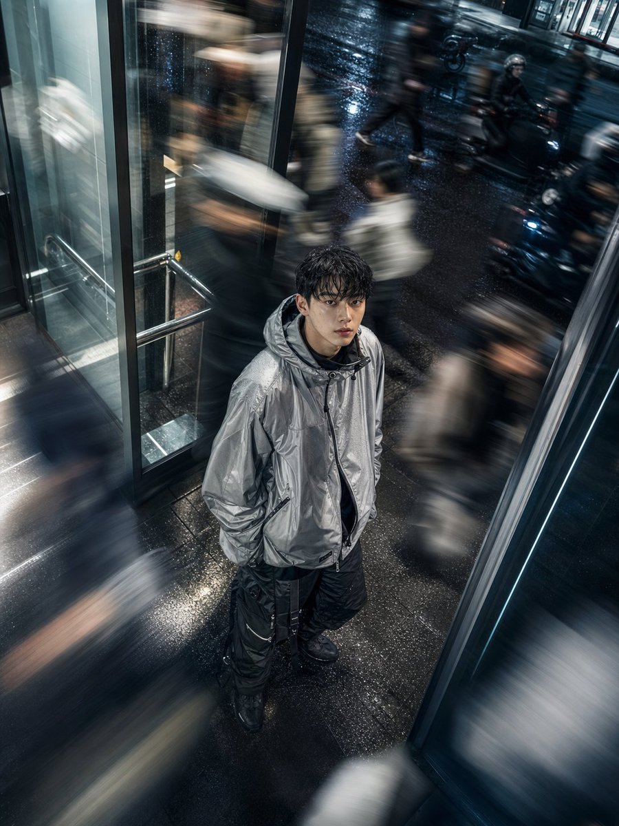 Korean High Fashion Street Portrait preview image