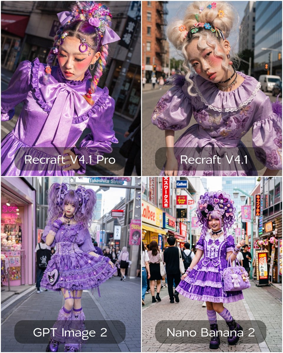Harajuku Girl Fashion Portrait preview image
