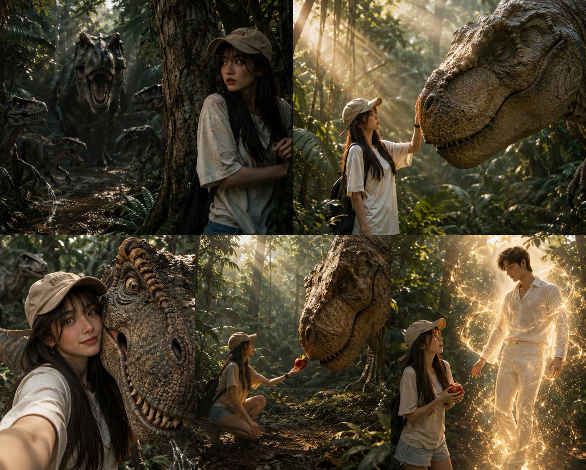 Dinosaur Jungle Adventure Collage preview image