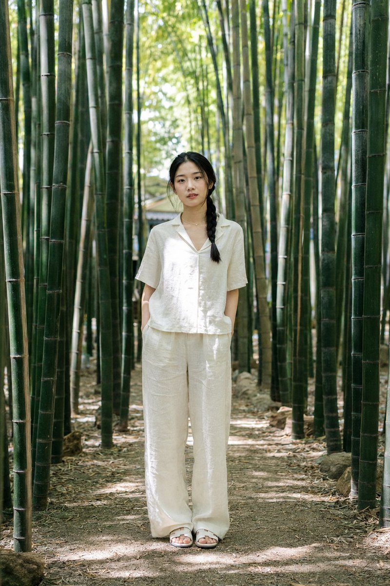 Suzhou Garden Bamboo Path Portrait preview image