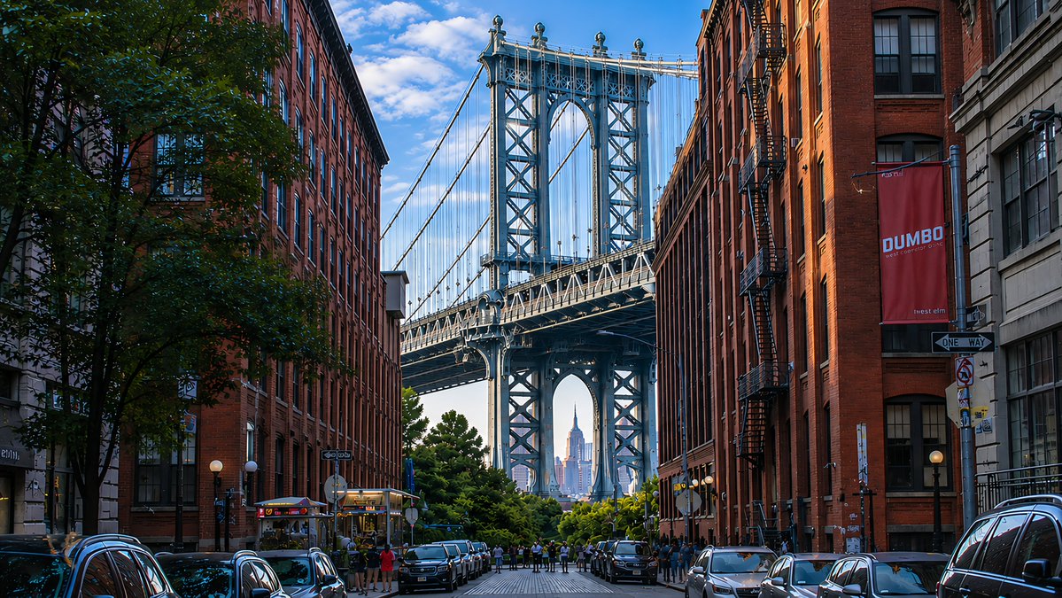 DUMBO Bridge Desktop Wallpaper preview image