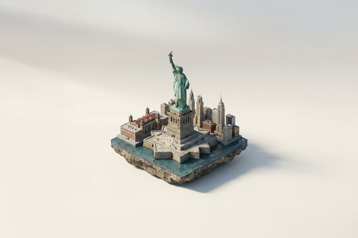 Famous Landmark 3D Miniature preview image