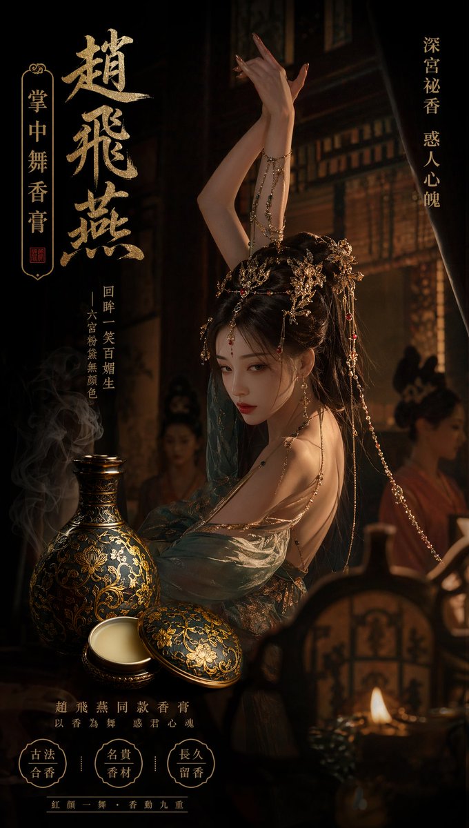 Ancient Chinese Palace Perfume Ad preview image