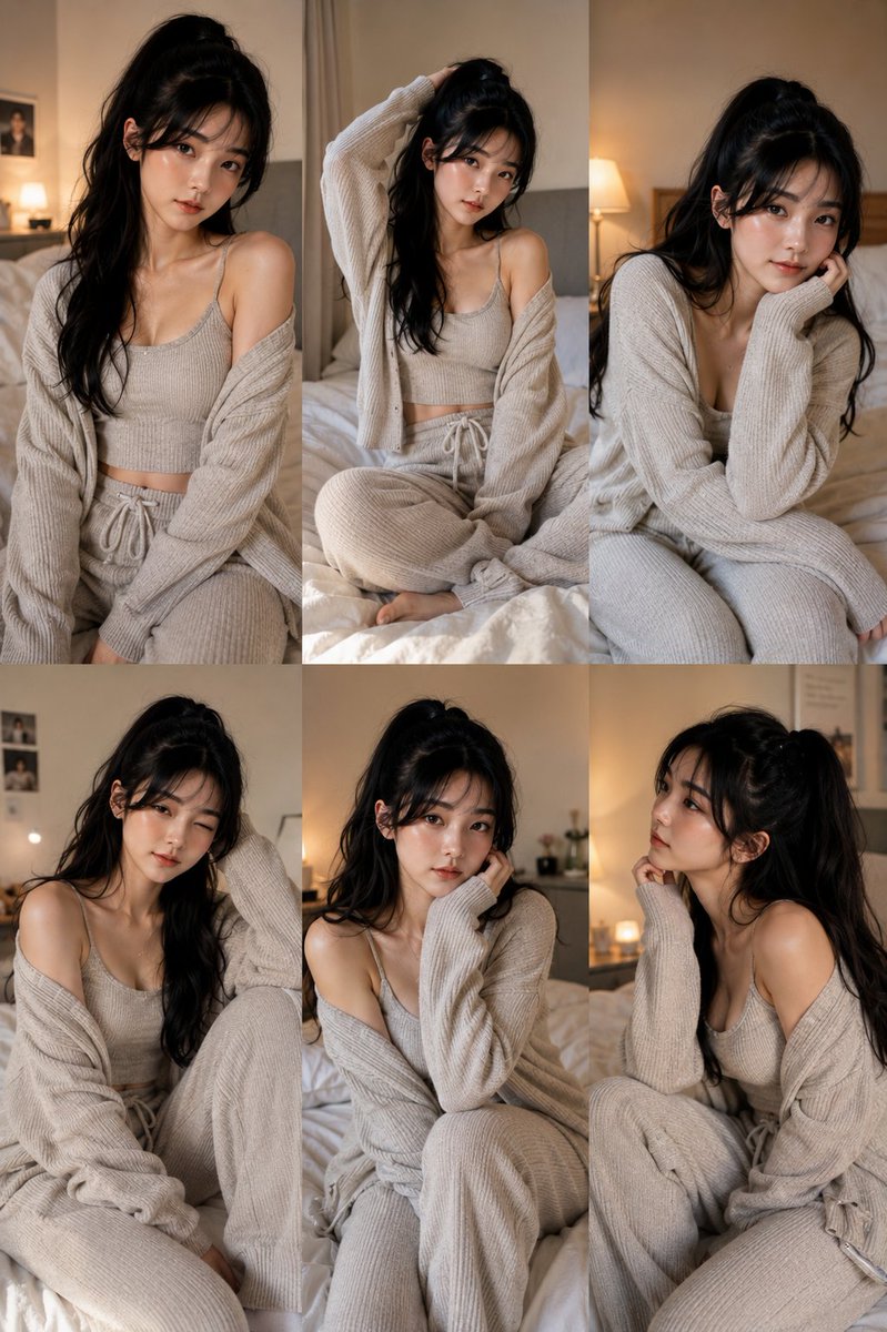 East Asian Woman Lifestyle Collage preview image