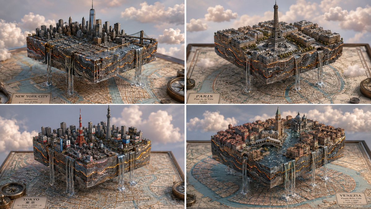 Isometric Magma Damascus Steel Cities preview image