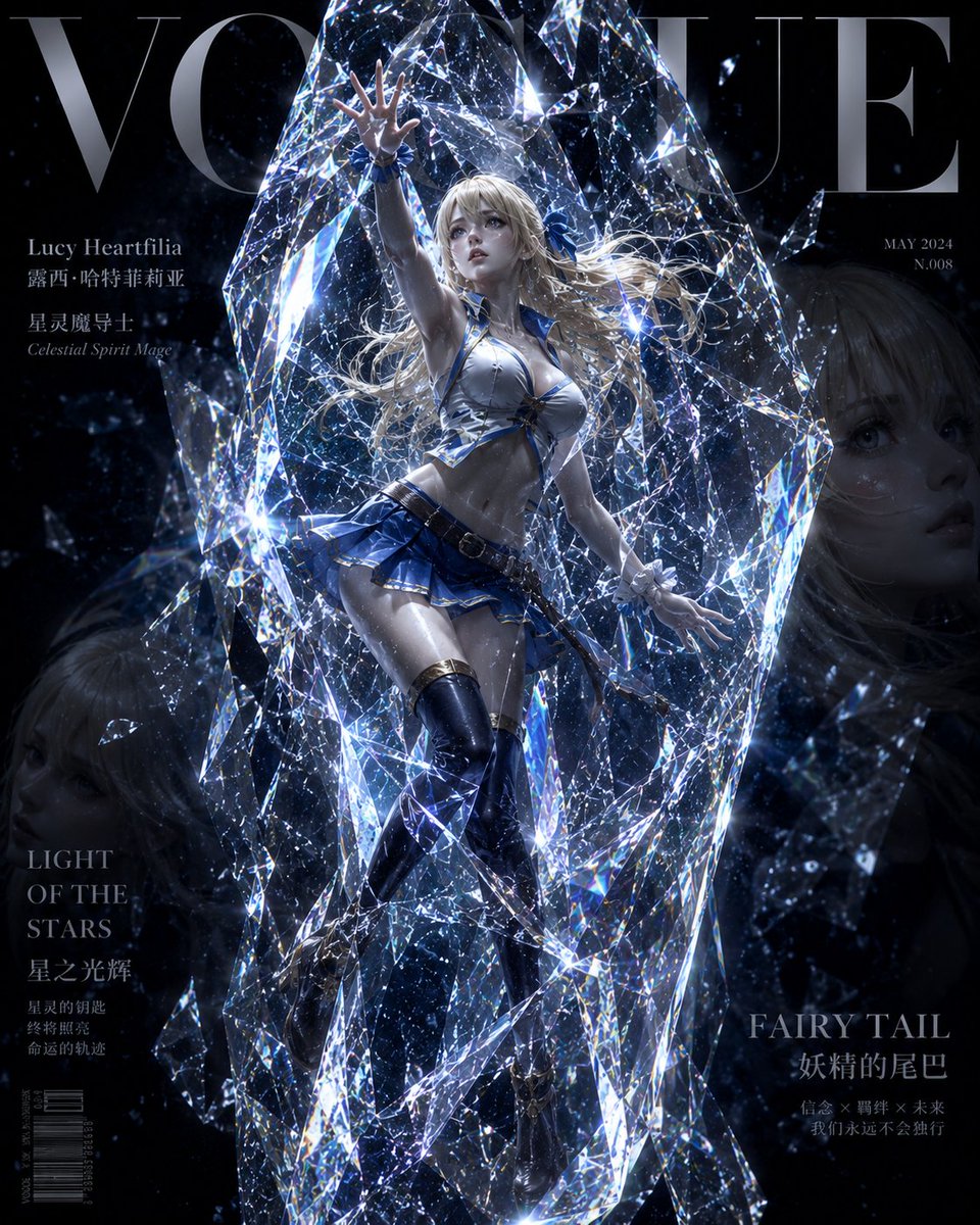 Avant-Garde Crystal Frozen Portrait preview image