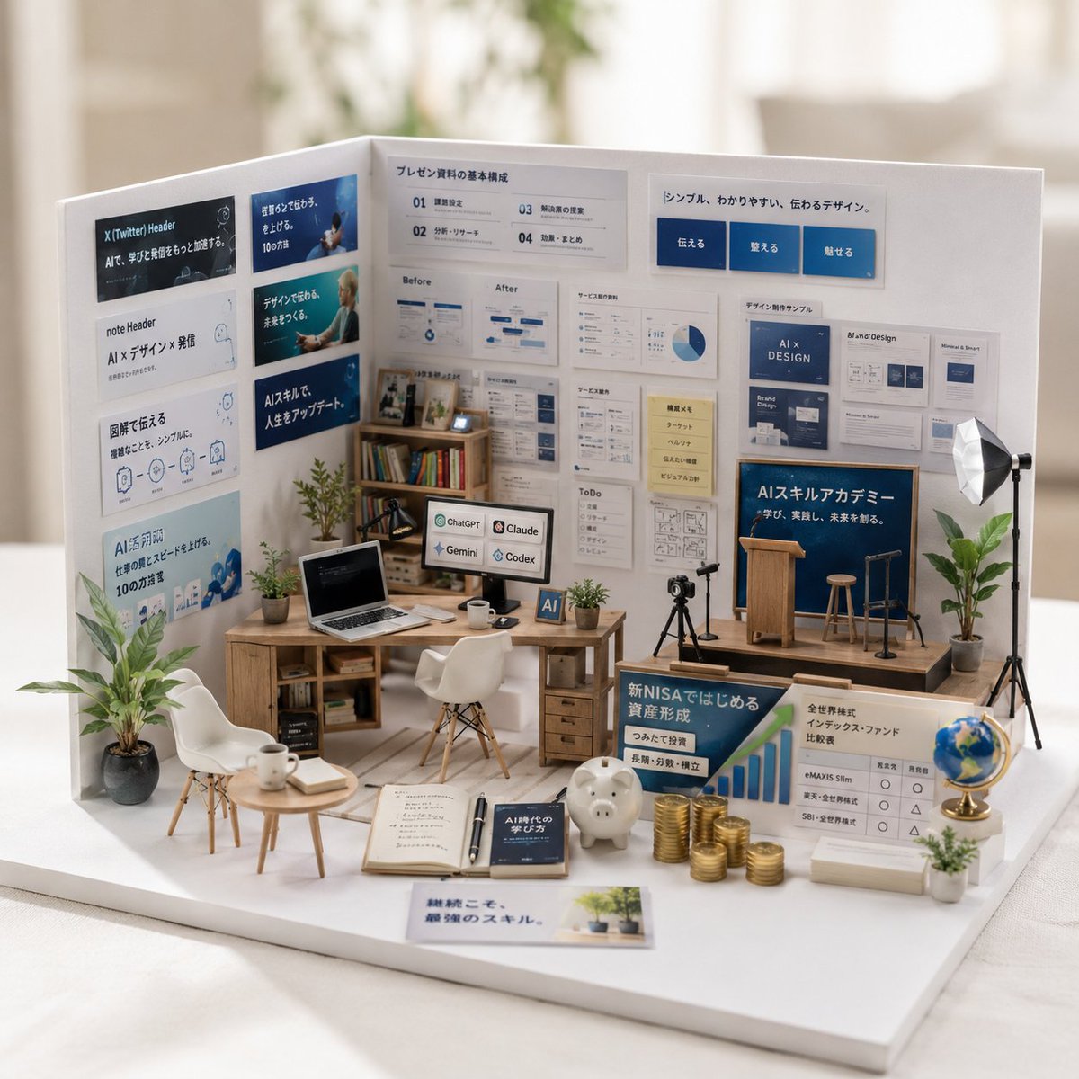 Miniature Garden Box Diorama preview image