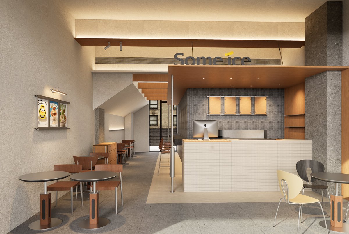 Modern Dessert Cafe Interior preview image