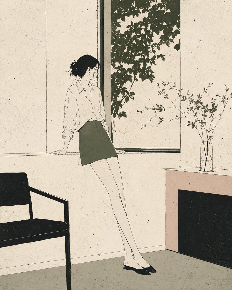 Nordic Minimalist Editorial Illustration preview image