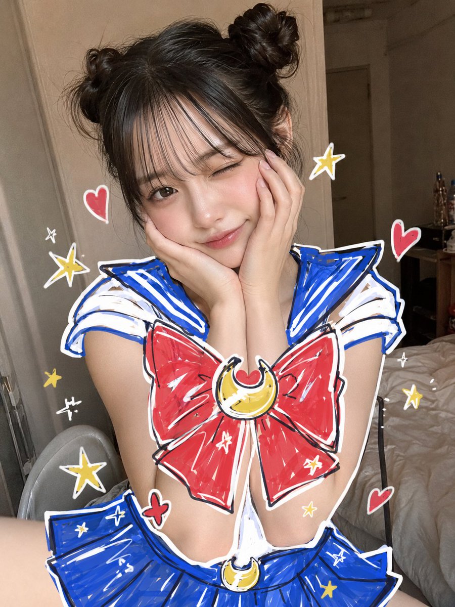 Sailor Moon Doodle Selfie preview image