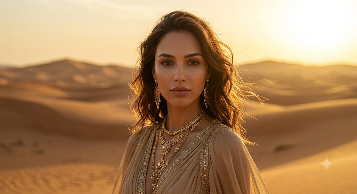 Golden Desert Fashion Portrait preview image