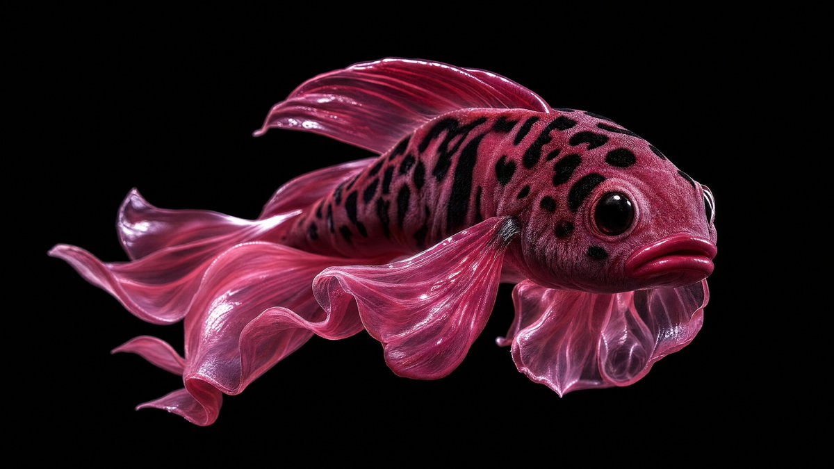Glossy Pink Betta Fish Transformation preview image