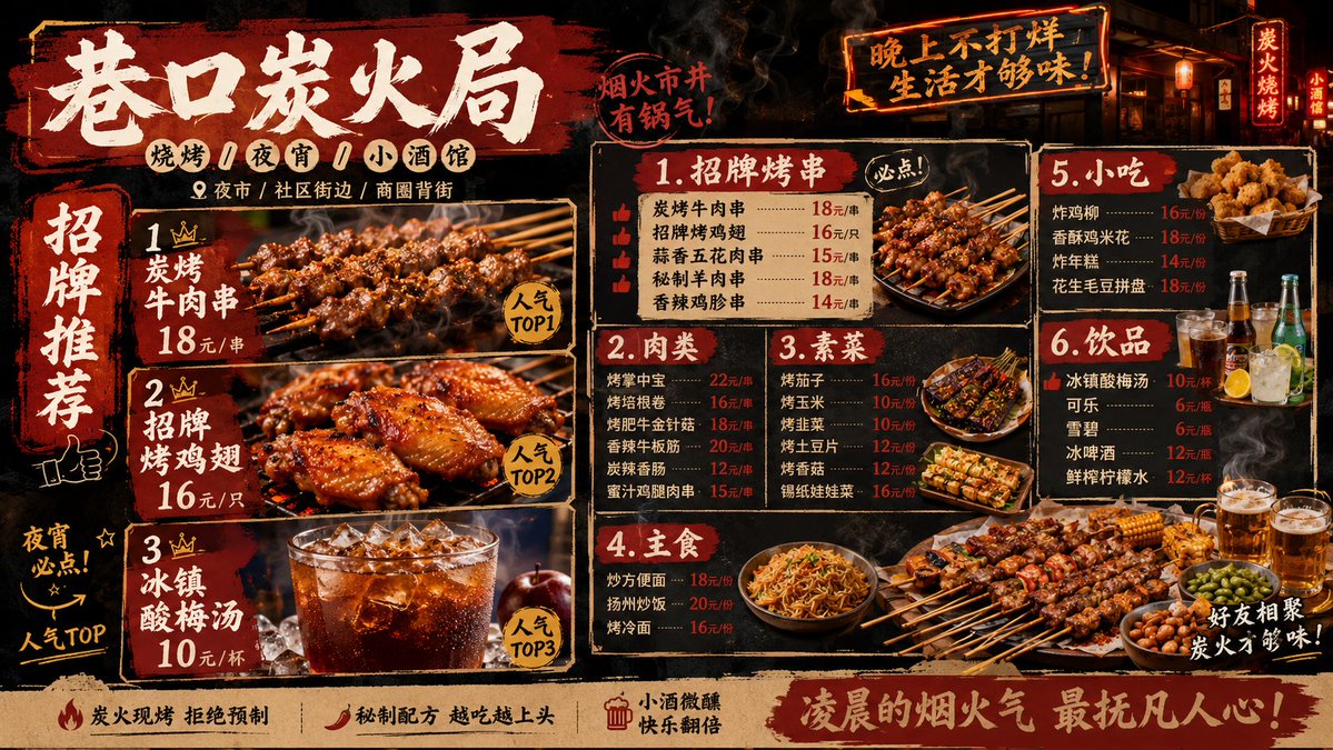 Professional Restaurant Menu Design preview image