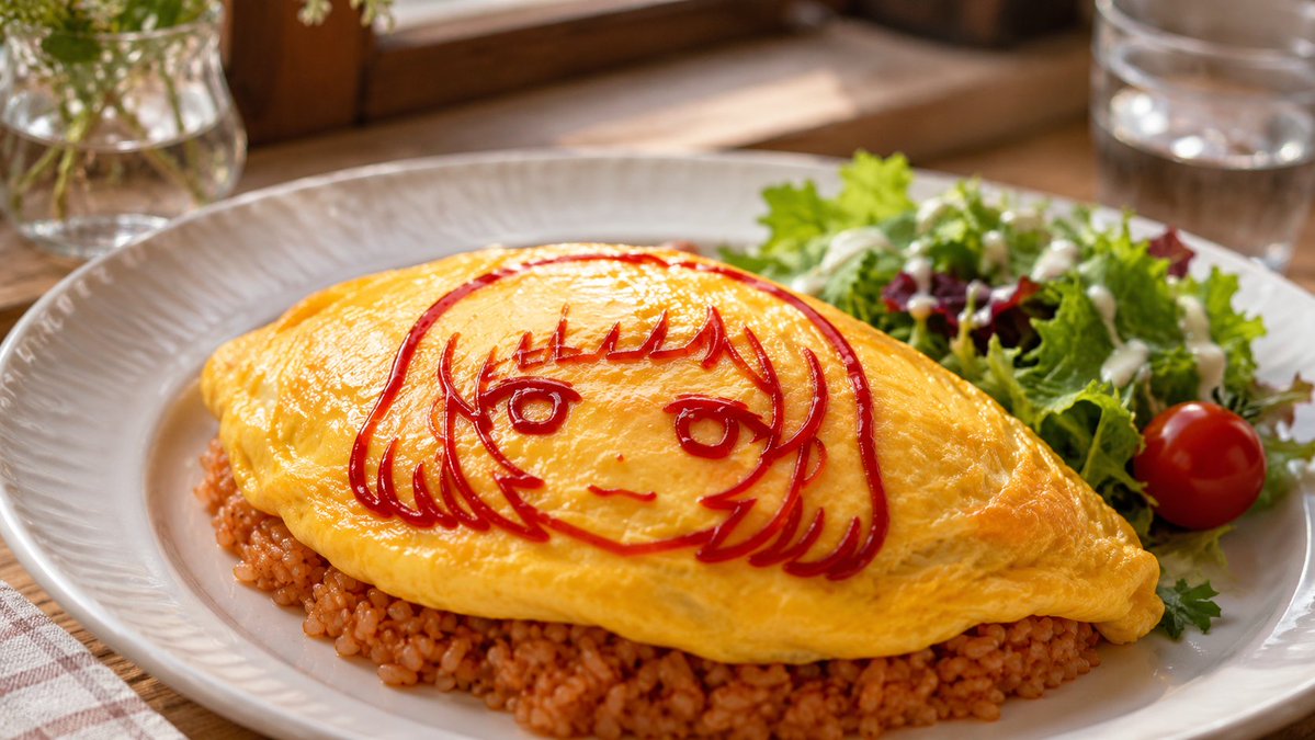 Anime Ketchup Omurice Art preview image