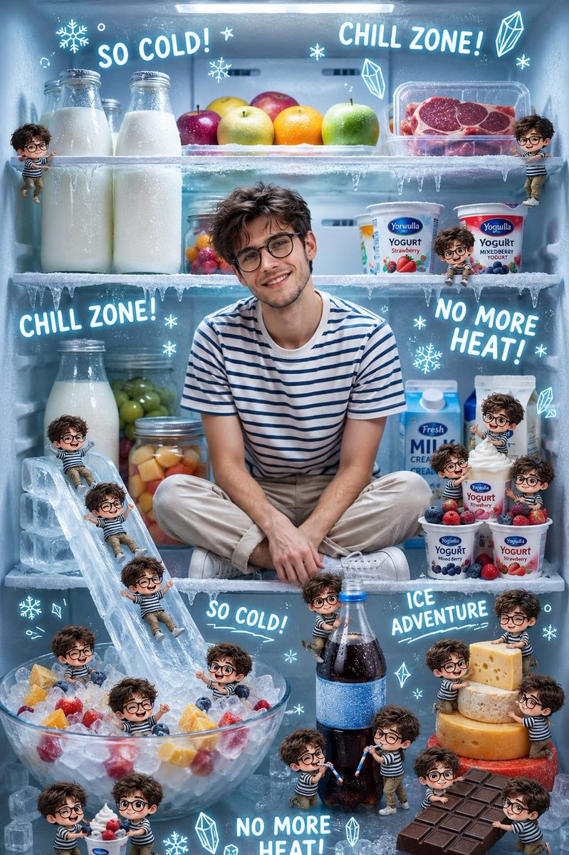 Chibi Boys in a Frozen Refrigerator preview image