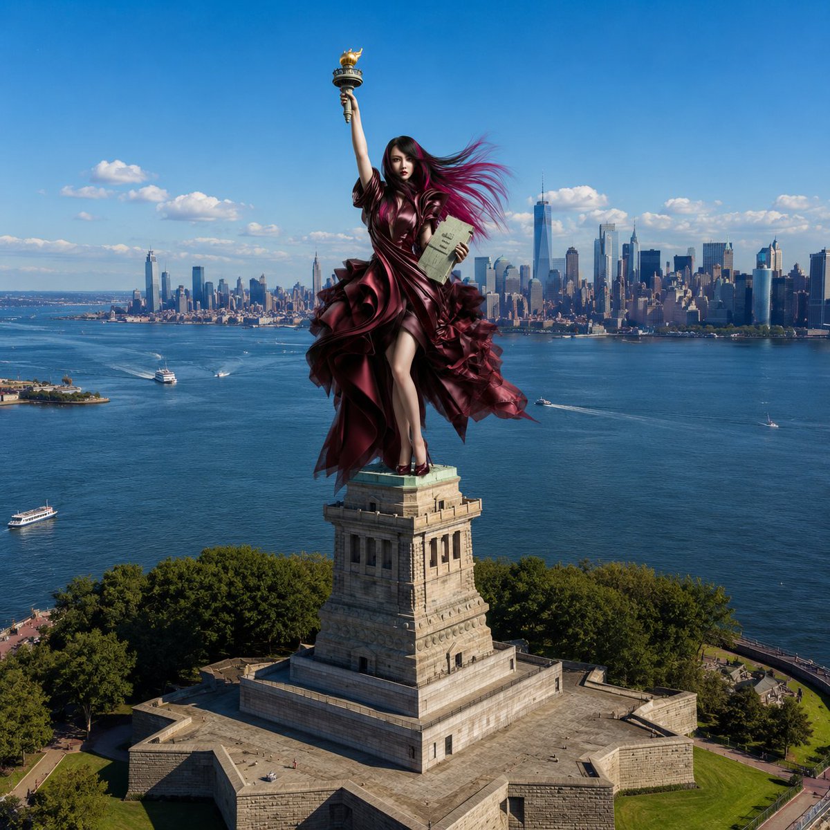 Statue of Liberty Persona Transformation preview image