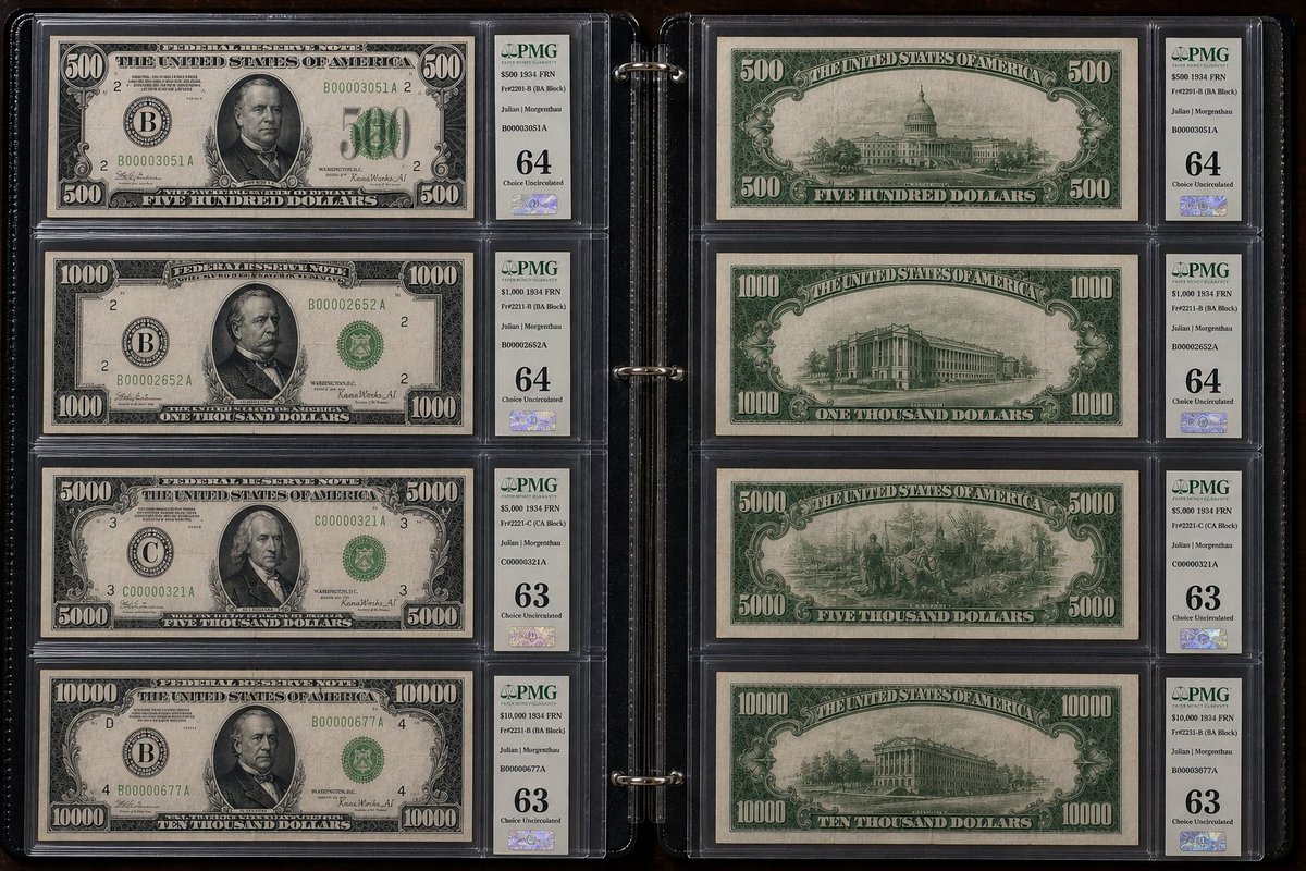Historical US Banknote Collection Macro preview image