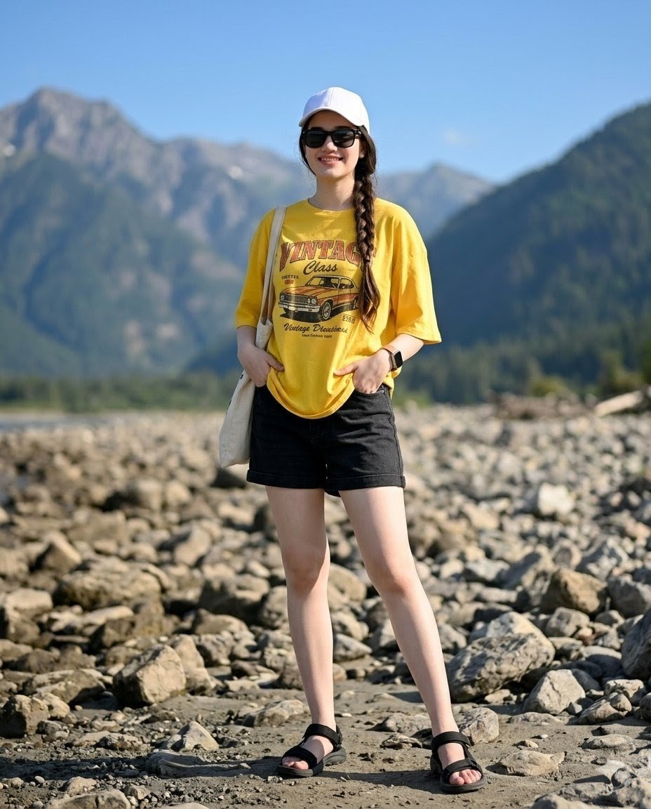 Mountain Valley Summer Fashion Portrait preview image
