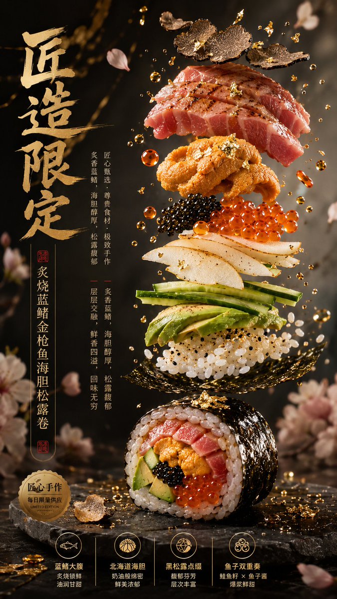 High-end Chinese Food Poster preview image