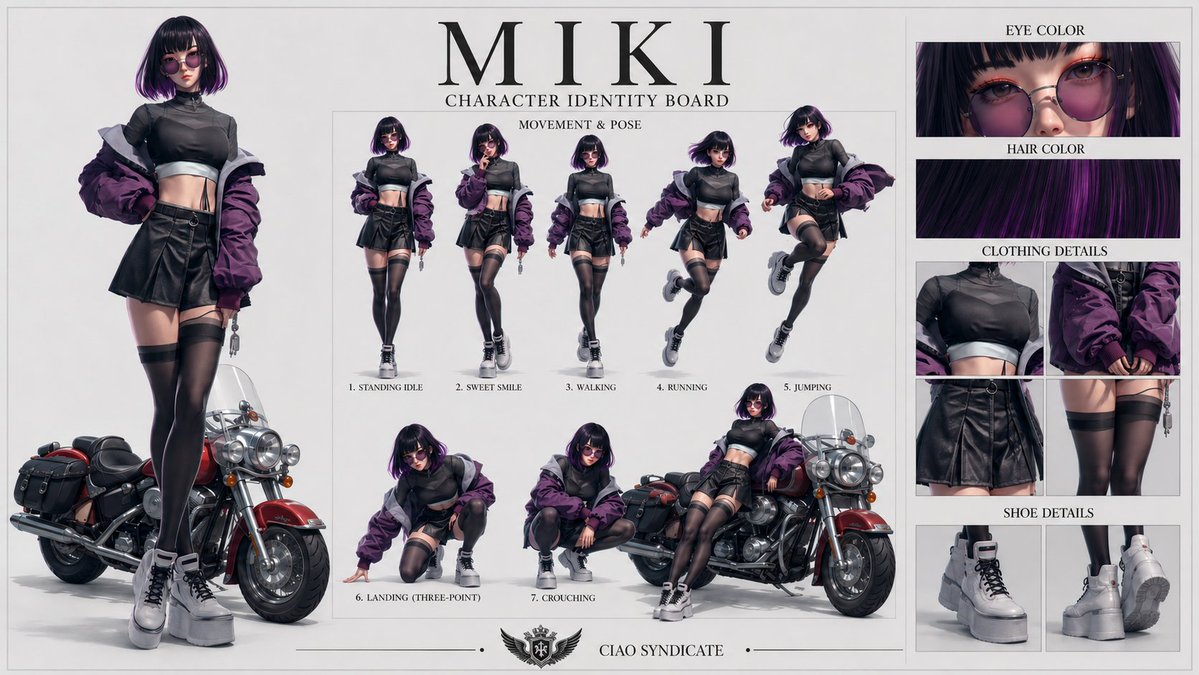 Consistent Character Identity Board preview image
