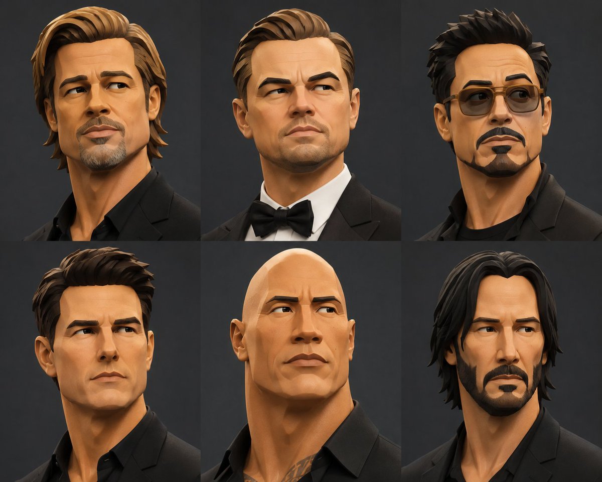 Stylized 3D Fashion Portrait preview image