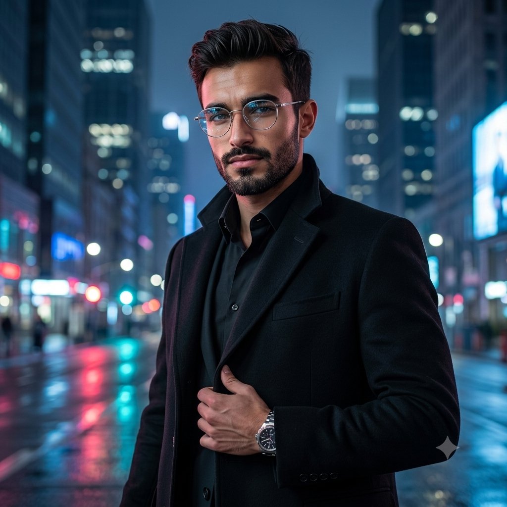 Premium Masculine Editorial Portrait preview image