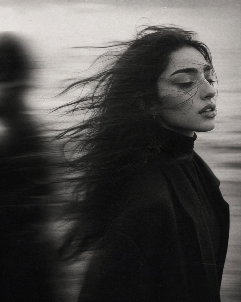 Windblown Anonymous Film Portrait preview image