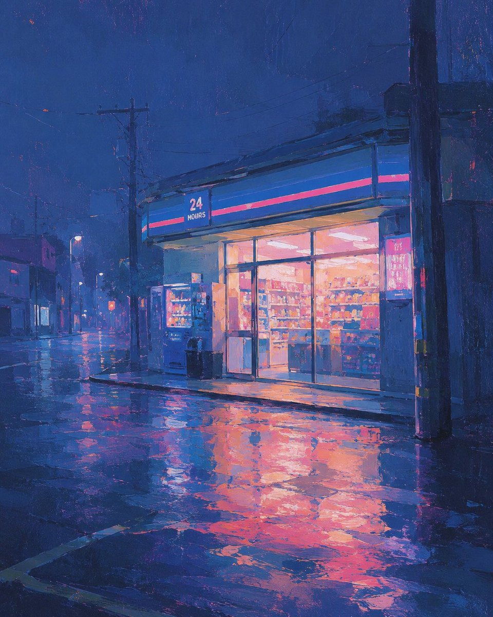 Rainy 24-Hour Convenience Store preview image