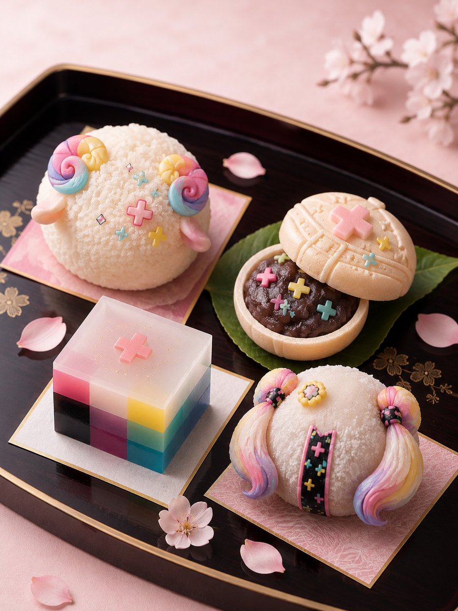 Character-Themed Wagashi Advertising Shot preview image