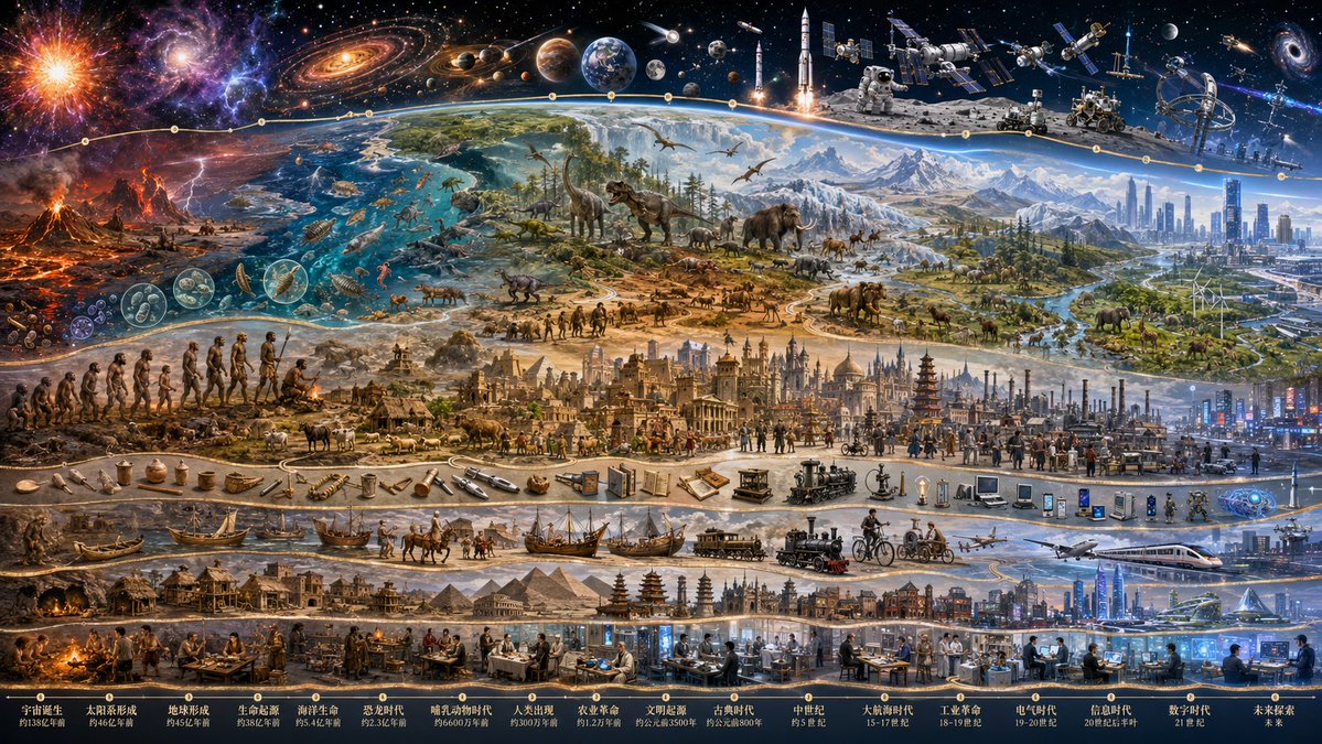 Epic Universe History Timeline Poster preview image