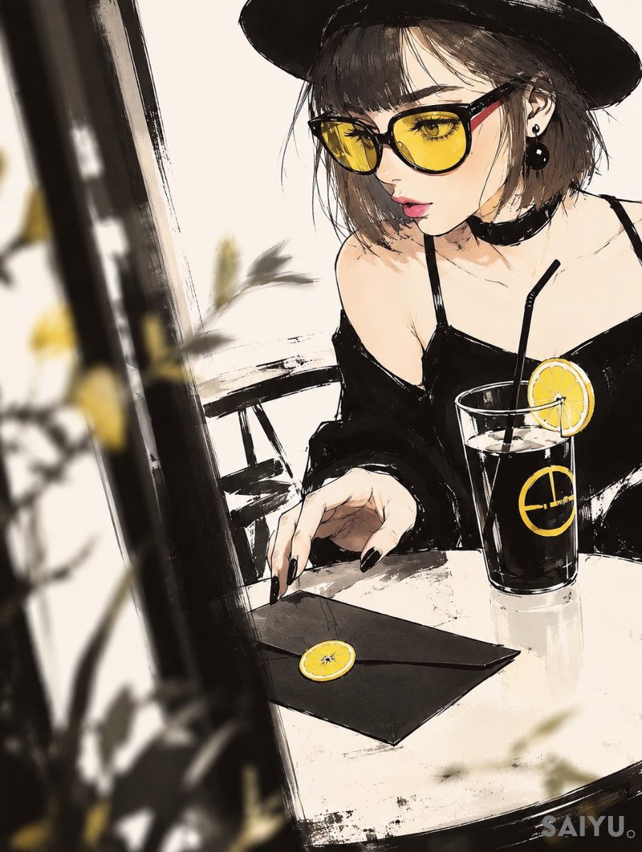 Letter Left Unsent Cafe Illustration preview image