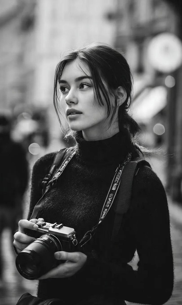 Monochrome Urban Street Portrait preview image