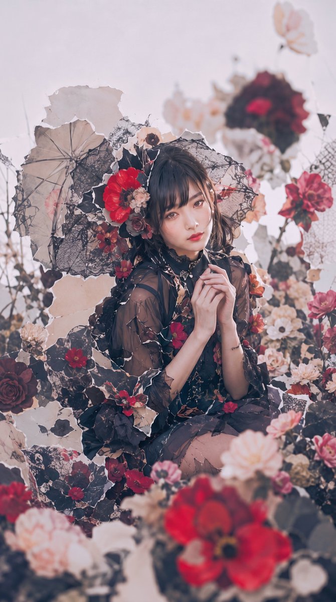 哥特式花卉花园肖像预览图
