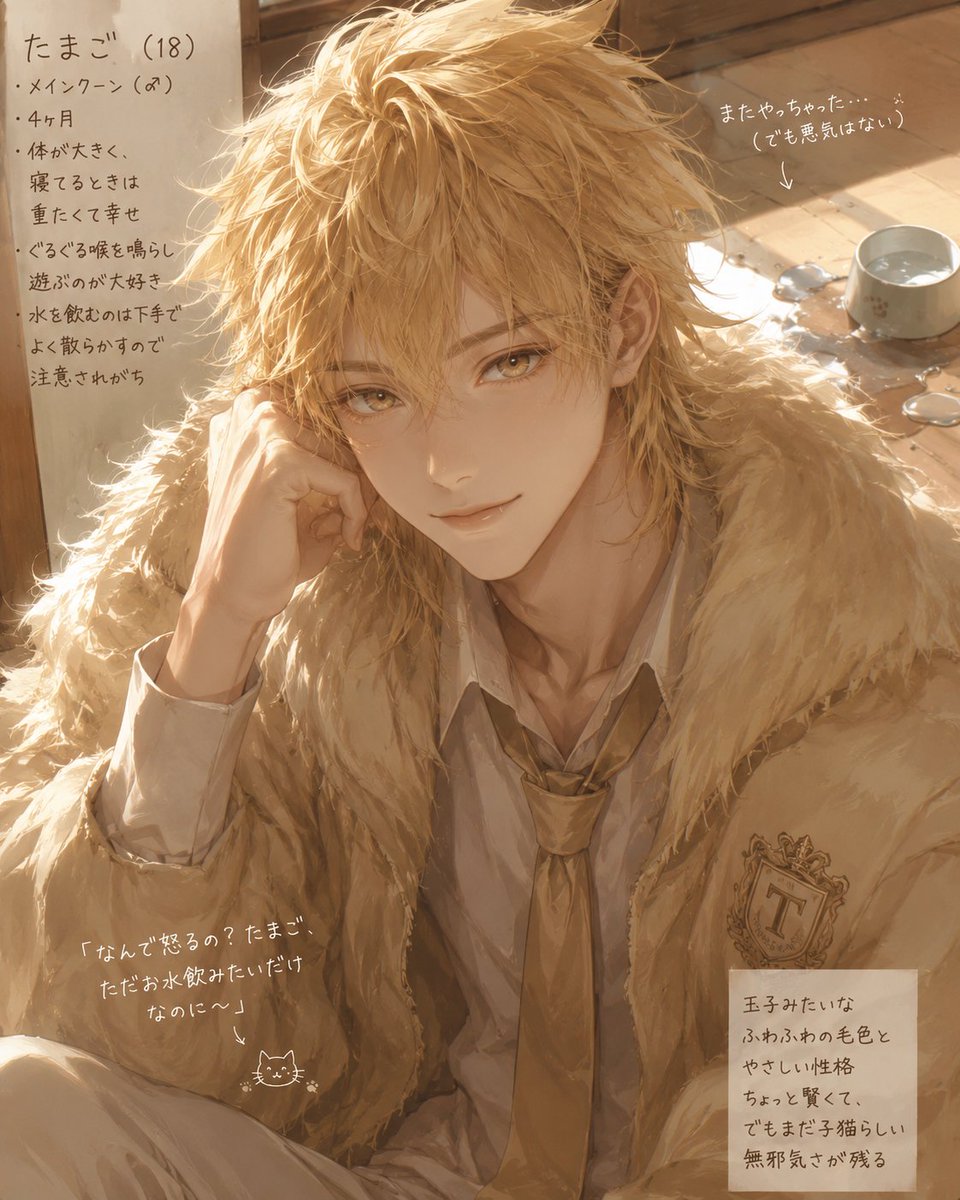 Cat Anthropomorphization Character Design preview image
