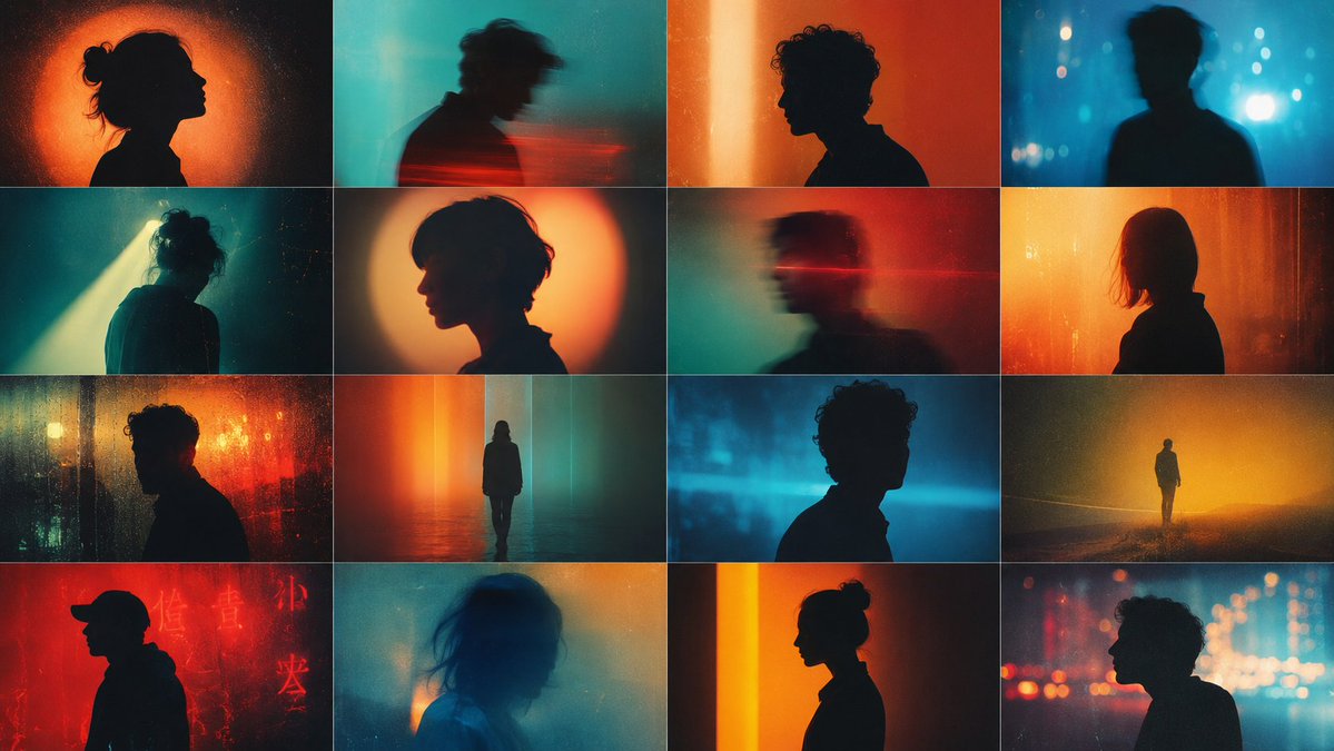 Abstract Silhouette Cinematic Light Leaks preview image