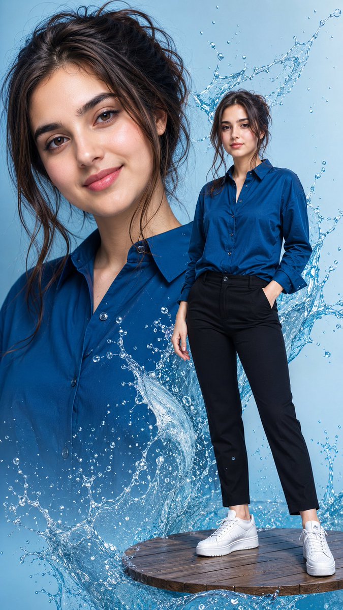 Water Splash Fashion Composite preview image