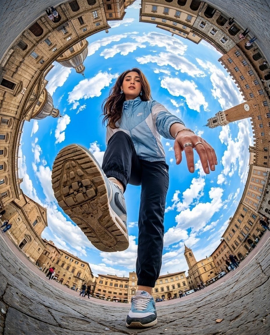 Fisheye Traveler Plaza Shot preview image