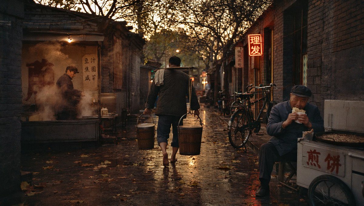 1985年北京胡同街头摄影预览图