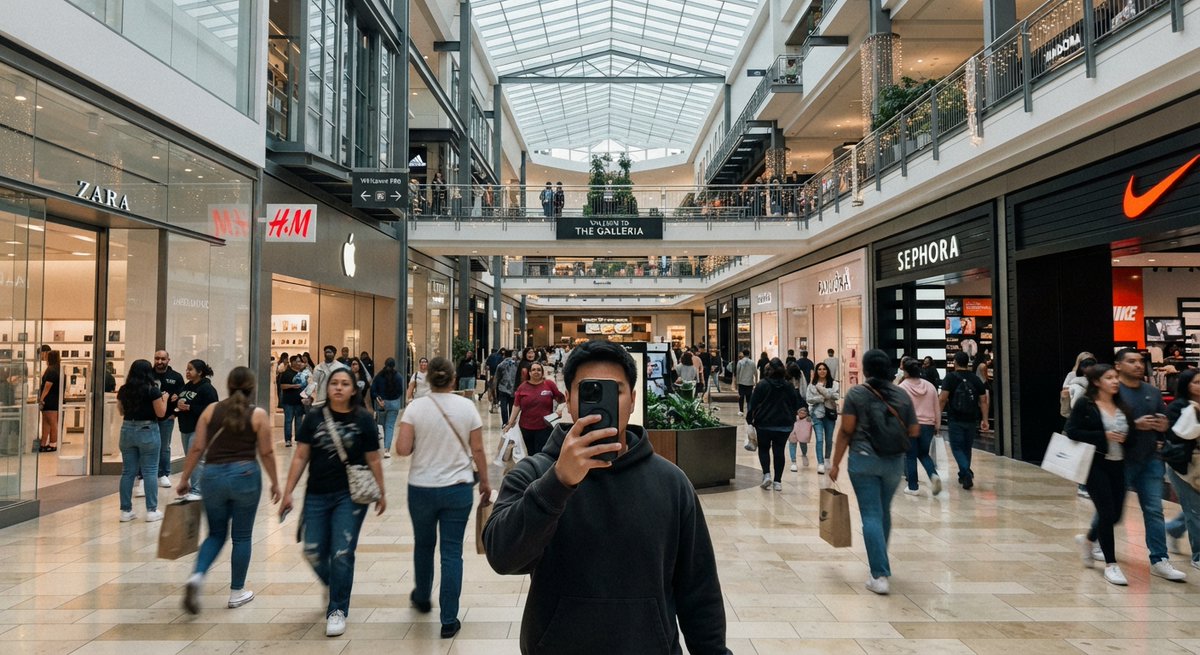 Casual Mall Selfie Snapshot preview image
