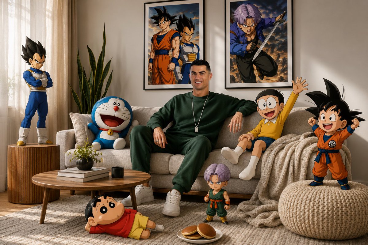 Surreal Anime & Reality Living Room preview image