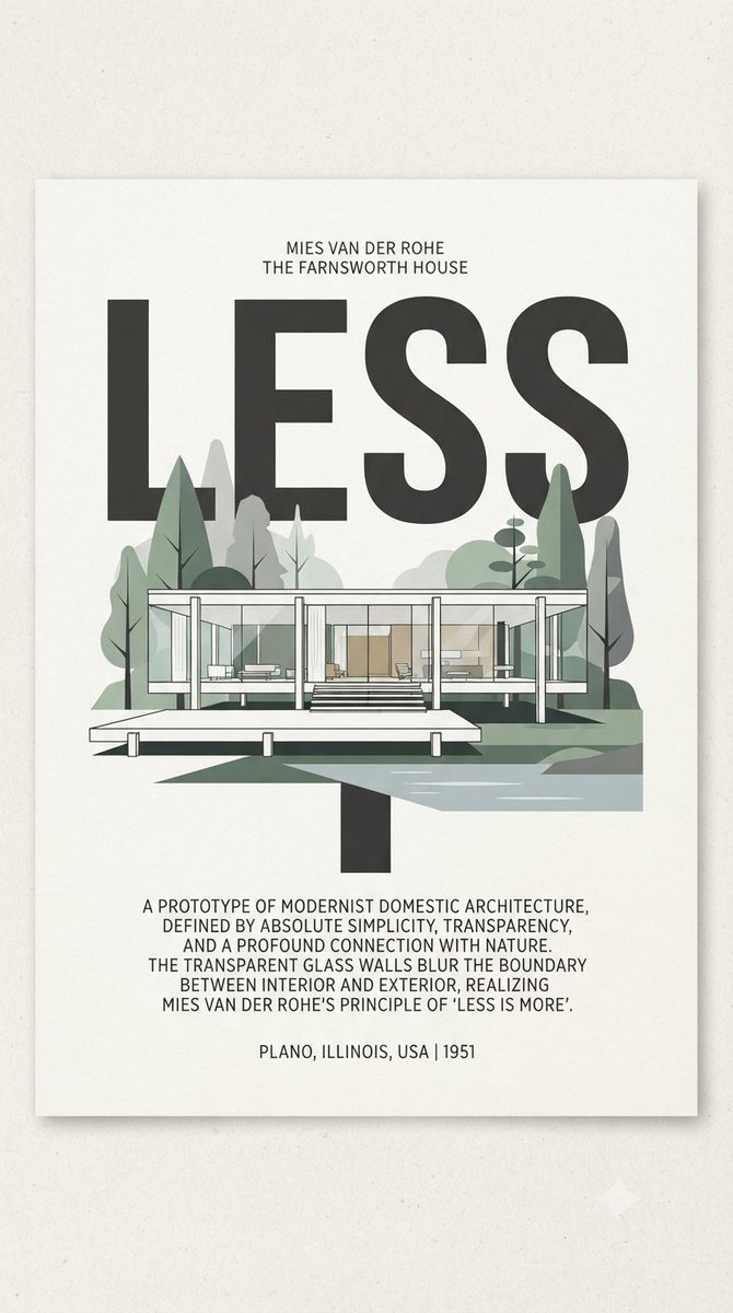 范斯沃斯住宅 LESS 海报预览图