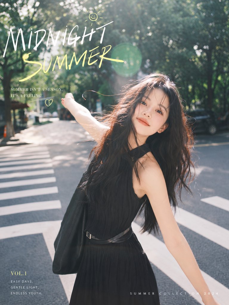 亚洲女孩夏季城市肖像预览图
