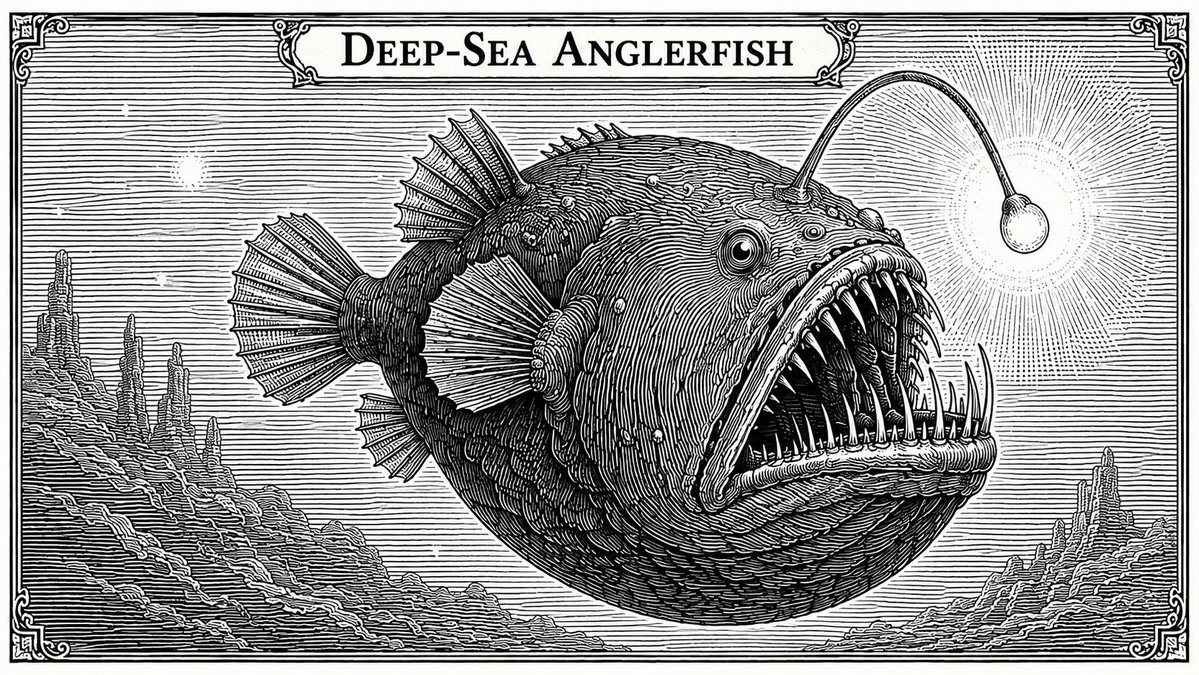 钞票雕刻深海生物预览图