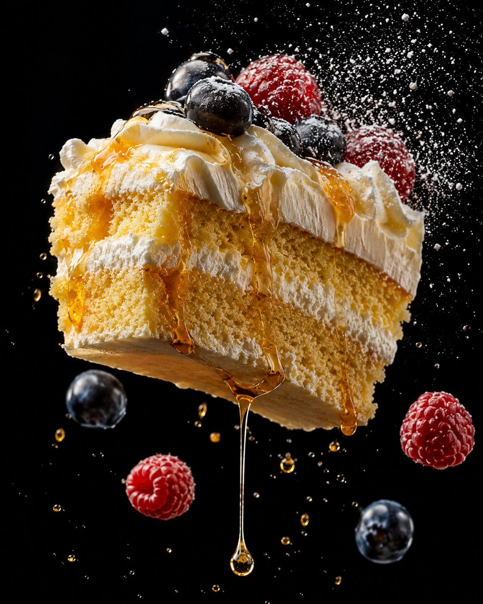 Levitating Food Layer Photography preview image