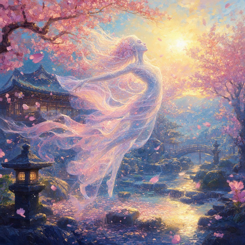 以太星光精灵油画预览图