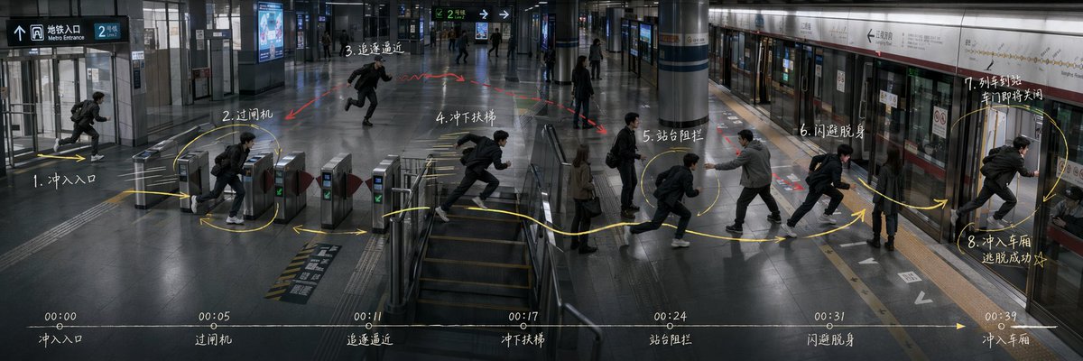 地铁逃生故事板路线预览图像