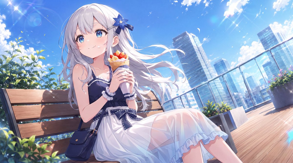 动漫夏季屋顶标题预览图